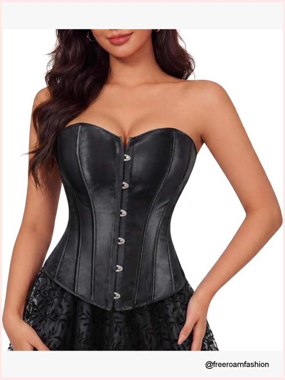 Renaissance Corset Overbust Bustier for Women Shapewear Halloween Costume